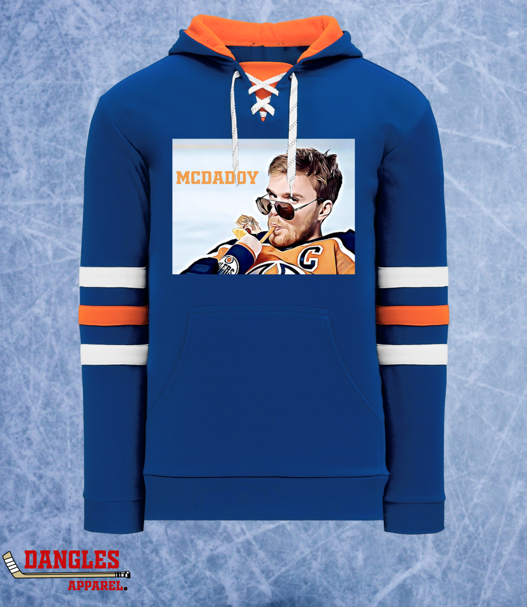 Buy the McJesus Pullover Sweatshirt Hoodie - Slingshot Hockey