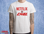 Netflix and Chel Hockey T-Shirt FA01