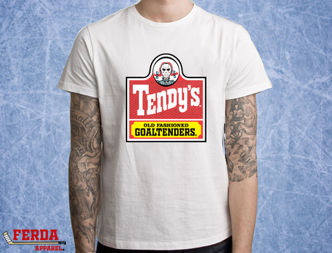 Tendy's Old Fashion Goaltenders Hockey T-Shirt FA56